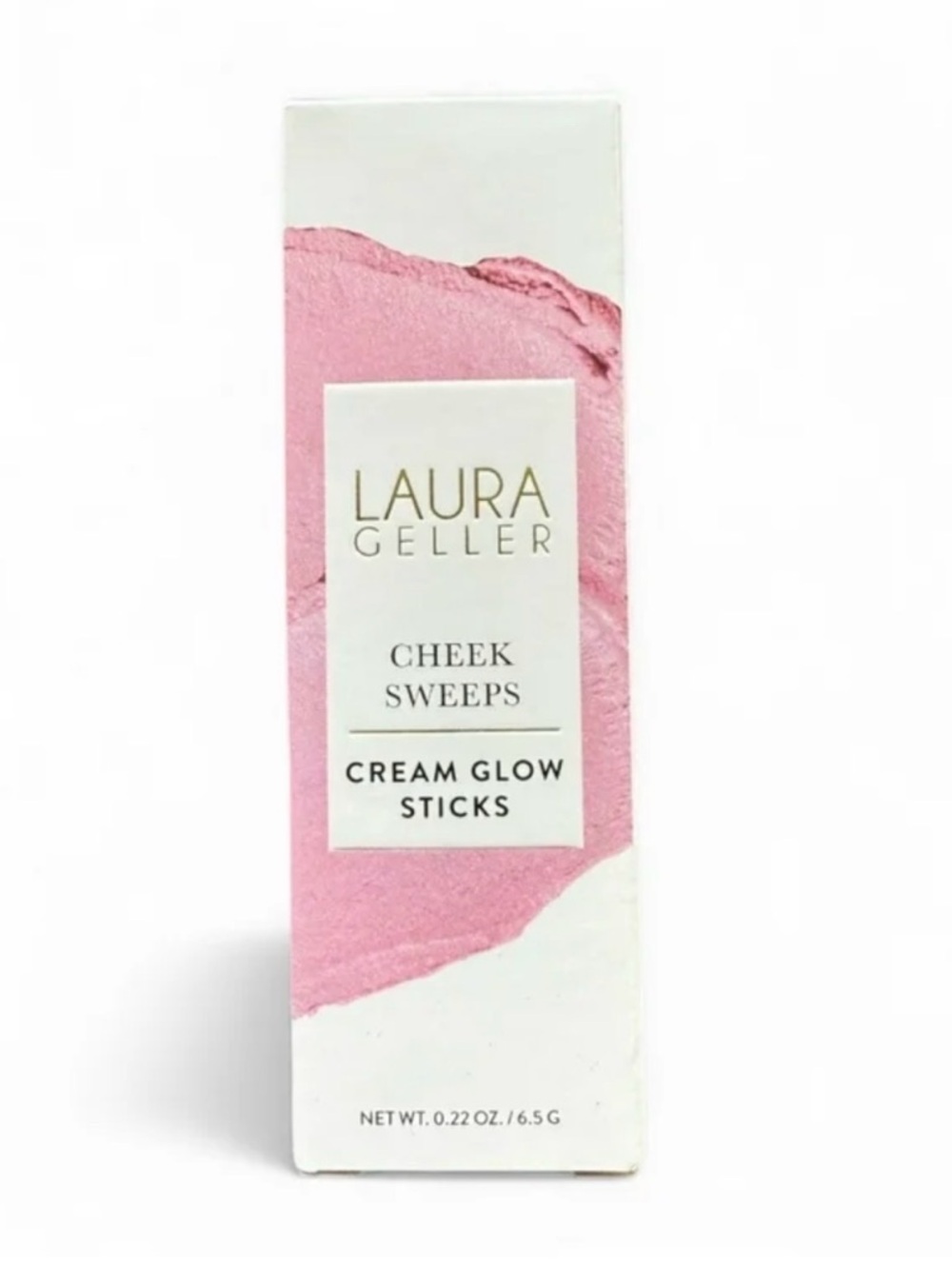 NWT Laura Geller Cheek Sweeps Cream Glow Stick - Wink Wink Pink